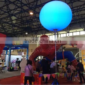 Wedding Party Night Club Bar Decoration Glowing Hanging Christmas Light up Led Lighted Inflatable Ball With Led Light thumbnail-4
