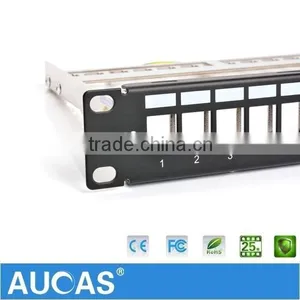 Rack Mount FTP Network Blank Patch Panel 24 Port China Supplier thumbnail-3