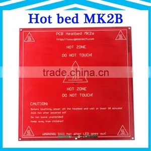 DIY I3 3D Printer PCB Hot Bed Mk2b 12/24 Dual Power Mk2a Dimensions 214 * 214 209MM Hole Spacing Heatbed for 3d Printer Machine thumbnail-1