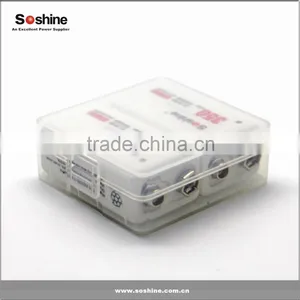 Soshine NI-MH Battery 9 Volt 9V NIMH Rechargeable Battery 350mah From China Manufacturer thumbnail-1