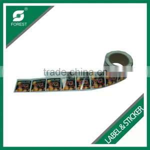 FOOD GRADE ENVIRONMENTAL CUSTOM LABEL FOOD PACKAGING STICKERS WITH MULTI COLORS thumbnail-4
