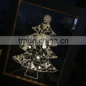 3D Wooden Decoration Image Photo Frame thumbnail-4