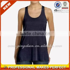 Wholesale Hot Ladies Flowy Racerback Tank Tops(YCT-C0299) thumbnail-1