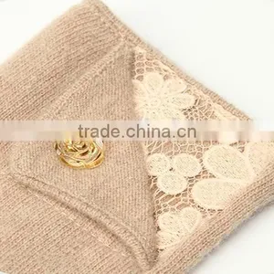 Elegant Lace Design Touch Screen Gloves For Smartphone/Laptop/ipad thumbnail-2