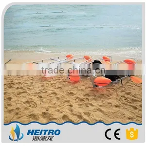 Small Clear Plastic Kayaks, Double Fishing Boat, PC Rowing Canoe thumbnail-3