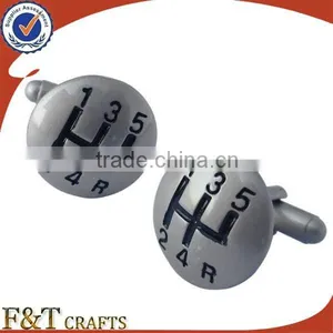 Cheap Custom Metal Silver Cufflinks thumbnail-3