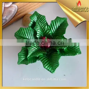 Wholesale Christmas Flower Candle for Holiday Decoraction Candle thumbnail-1