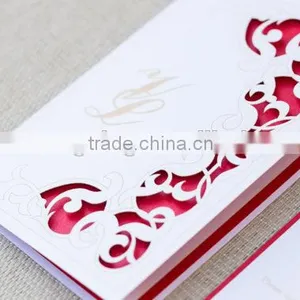 2016 Fancy Laser Cut Love Swirl Wedding Invitation, Chic Invitations thumbnail-1