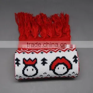 2015 NEW DESIGN ACRYLIC POMPOM KNITTED WINTER LONG SCARVES MAKING MACHINE thumbnail-3