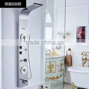 Colorful Bathroom Square Rain Shower Stainless Steel Shower Wall Panels thumbnail-2