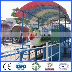 Adult Rides Train Set Apple Worm Train Ride thumbnail-6