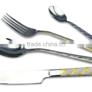 Italian Cutlery Stainless Steel Silver Hotel Flatware Set thumbnail-6