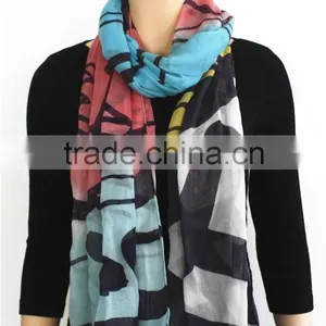 Soft and Light Printed Modal Scarf thumbnail-1