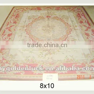 8x10 Super French Traditional Aubusson Carpet thumbnail-1