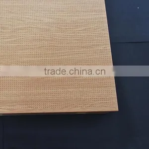 Wood Grain Suspended Aluminum Ceiling Open Frame Ceiling Perforated Clip In Ceiling Tile thumbnail-3