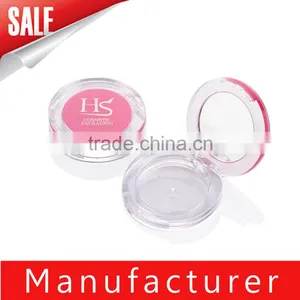 Custom Round Makeup Empty Blush Container With Mirror thumbnail-1