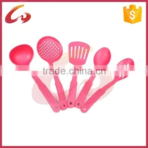 5pcs Pink Nylon Cooking Tool Set thumbnail-1