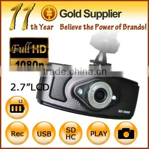 5 Mega Pixels HD 1080P Car DVR Recorder L6000 With 2.7" LCD + 120 Degree Wide Angle + HDMI + G-Sensor thumbnail-1