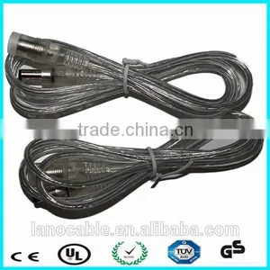 Transparent Screw Locking Male to Female 5521 dc Jack Cable thumbnail-6