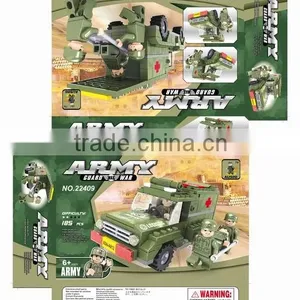 Kids Favorite Military Series Medical Jeep Magic Bricks Toy thumbnail-2