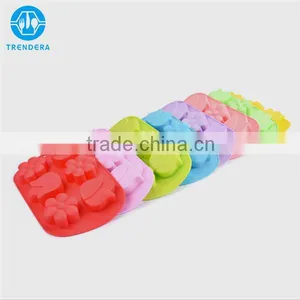 Silicon Flower Shapes Lotus Cake Mold thumbnail-5