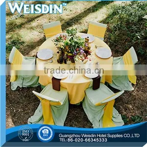 Hot Sale Weddingtable Cover Overlay Backdrop Sash Table Skirt Band Buckle Napkin Ring Charger Plate Wholesale Chair Cover thumbnail-5
