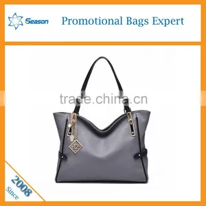 New Arrival Women's Leather Tote Shoulder Bag Plain Handbags Ladies 2016 thumbnail-3