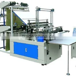HQ-450x2 Full Automatic Double Lines Plastic T-shirt Bag Making Machine: thumbnail-5