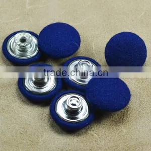 New Style Fabric Covered Jeans Button for Men thumbnail-2