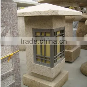 Garden Decor Granite Chinese Japanese Stone Lantern thumbnail-6