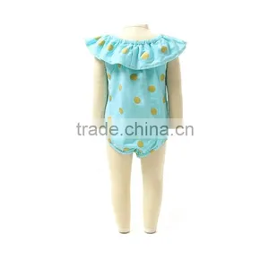 Wholesale Children Rompers Clothing Boutique Summer Cotton Rompers for Newborn Baby thumbnail-3