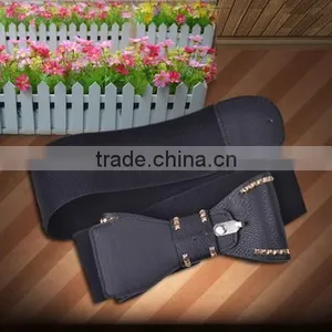 Fashion Lady Belts Hot Sell Elastic Womens Belt With PU Leather Ending thumbnail-5