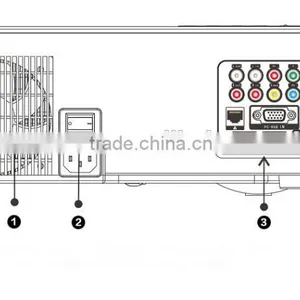 High Lumens Oem Led Projector Android 4.2 LED86+ Support Bluetooth Wifi Home Theater Smart Projector thumbnail-4