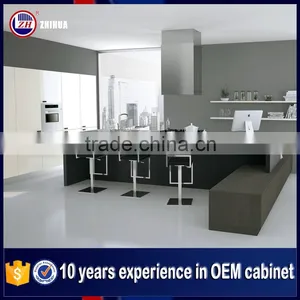 Guangzhou Zhihua Factory Direct Sale Modern Kitchen Cabinets Dubai thumbnail-1