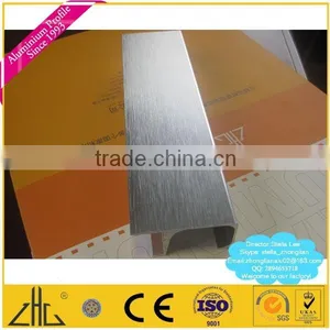 Wow!! G Handle Aluminium Extrusion Profile Fabricator Foshan Factory / Matt, C P Finish Brush Aluminium Kitchen Handle for India thumbnail-3
