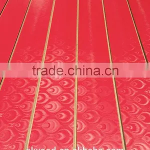 Slot MDF/ Plain/Wood Veneer/PVC /HPL/UV/Melamine Laminated MDF and HDF Board thumbnail-1