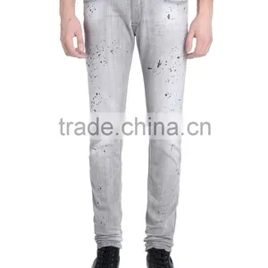 2015 Hot Sale Cheap Skinny Jeans For Men 100%Cotton Denim Wholesale Men Denim Jeans thumbnail-3