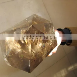 2015 Smoky Quartz Crystal Singing Hexagon Pyramids for Healing thumbnail-2