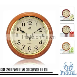 Pearl Wood Sweep Wall Clock PW970 thumbnail-1