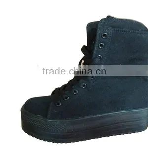 2016 Lady Fashion High Top Casual Canvas Shoes thumbnail-1