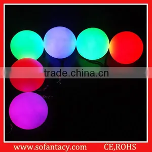 Cheapest Led Poi Ball,led Juggling Glow Poi Ball,RGB Color Changing LED Poi Ball, Flashing LED Poi Ball, Light Up Poi Balls thumbnail-3