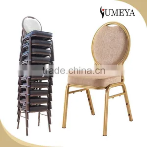 Modern Style Aluminum Frame Stackable Dining Chair for Banquet Hall thumbnail-2