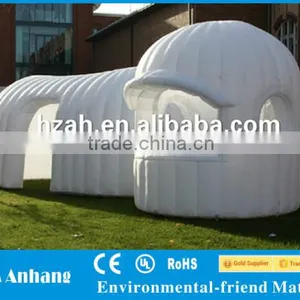 White Inflatable Helmet Dome Tent Booth thumbnail-1