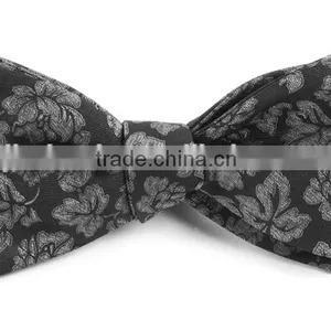 Fashion Silk Floral Bow Tie for Man thumbnail-1