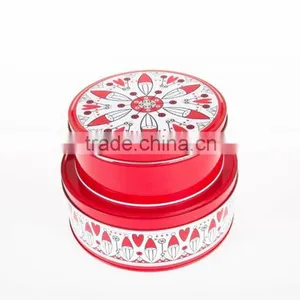 Round Cylinder Gift Box Customized Polour Round Gift Tin Box Household thumbnail-2