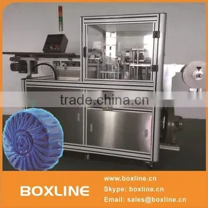 Automatic Round Urinal Cleaner Pleated Wrapping Machine thumbnail-1
