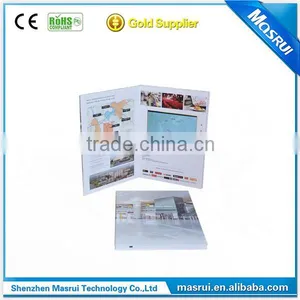 Paper Craft Product 1.8" 2.4" 2.8" 3.5"4.3 "5.0"7.0"10.1" Video Brochure / Lcd Greeting Card / Video Greeting Card thumbnail-1