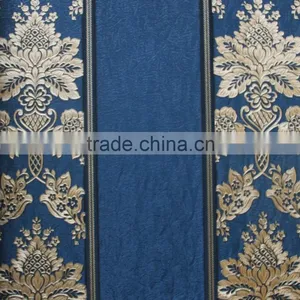 Korea PVC Wallpaper Striped and Floral Designer Wallpaper thumbnail-1