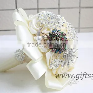 Excellent Sparkling Jewels Wedding Bouquets in Handmade thumbnail-3