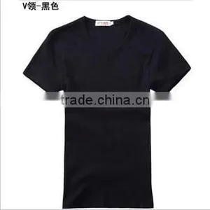Chinese Factory Cheap Cotton Plain White T-shirts thumbnail-2
